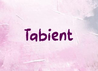 Tabient Font preview image 1