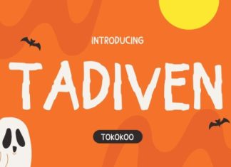 Tadiven Font preview image 1