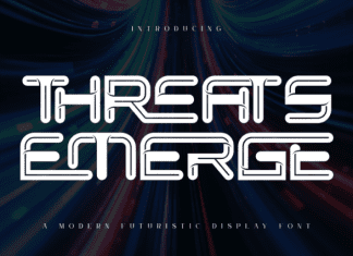 THREATS EMERGE FONT preview image 1