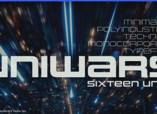 Uniwars Font preview image 1