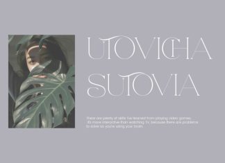 Utorus Font preview image 3