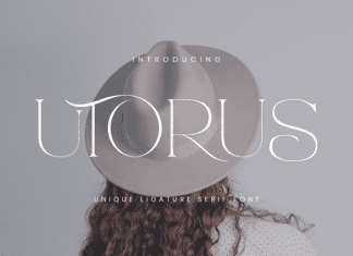 Utorus Font preview image 1