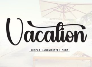 Vacation Handwriting Font preview image 1