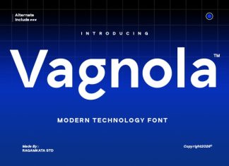 Vagnola Font preview image 1