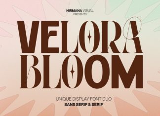 Velora Bloom Font preview image 1