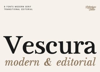 Vescura Font preview image 1