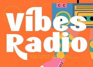 Vibes Radio Font preview image 1