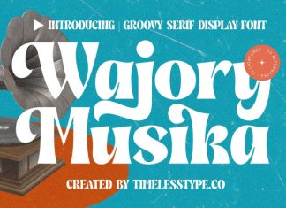 Wajory Musika Font preview image 1