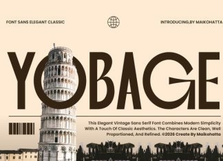 Yobage Font preview image 1