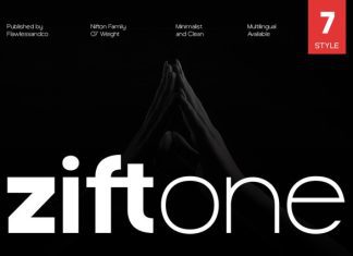 Ziftone Font preview image 1
