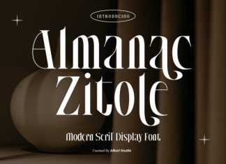 Almanac Zitole – Modern Serif Display Font preview image 1
