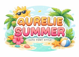 Aurelie Summer Font preview image 1