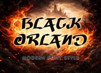 Black Orland Font preview image 1