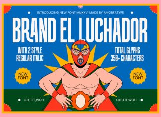 Brandel Luchador Font preview image 1