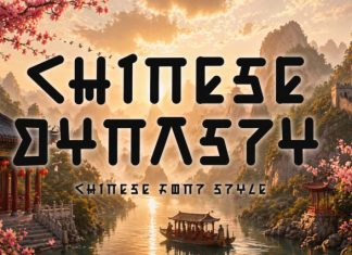 Chinese Dynasty Font preview image 1