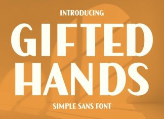 Gifted Hands Font preview image 1