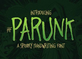 HF Parunk – Halloween Horror Fonts preview image 1