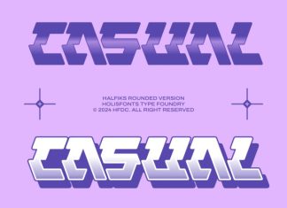 Halfiks Futuristic Font preview image 3