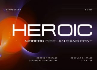 Heroic Font preview image 1