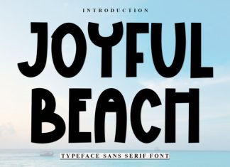 Joyful Beach Font preview image 1