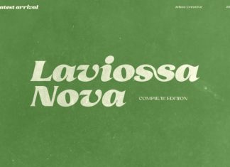 Laviossa Nova Font preview image 1