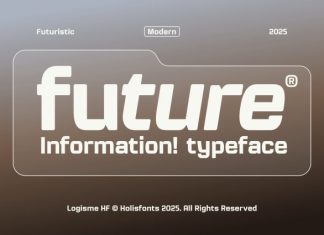 Logisme Futuristic Typeface Font preview image 3
