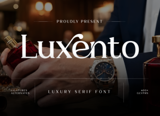 Luxento – Elite Serif Font preview image 1