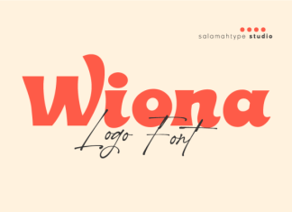 Wiona – cute chubby font preview image 1