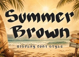 Summer Brown Font preview image 1
