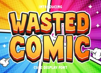Wasted Comic Font preview image 1