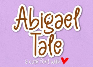 Abigael Tale Handwritten Font preview image 1