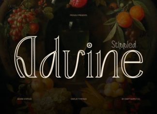 Advine Stippled Font preview image 1