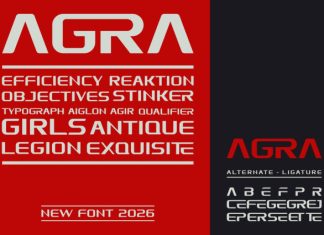 Agra Font preview image 2