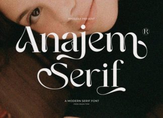 Anajem Serif Font preview image 2
