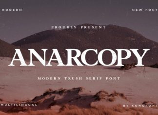 Anarcopy Font preview image 1
