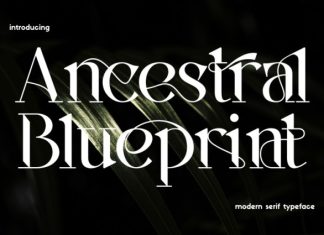 Ancestral Blueprint Font preview image 1