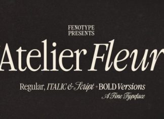 Atelier Fleur Font preview image 1
