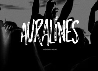 Auralines Font preview image 1