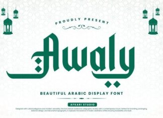 Awaly Font preview image 1