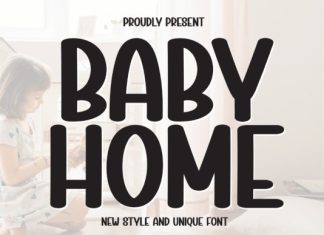 Baby Home Font preview image 1