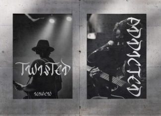 Bad Rocker Font preview image 3