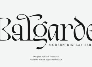 Balgarde Serif Font preview image 1