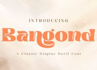 Bangond Font preview image 1
