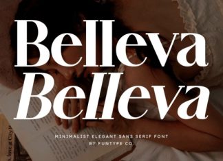 Belleva Font preview image 1