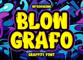 Blow Grafo Font preview image 1