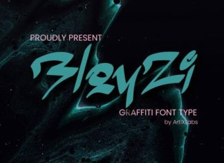Bloy Zi Font preview image 1