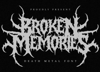 Broken Memories Font preview image 1