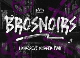 Brosnoirs Font preview image 1
