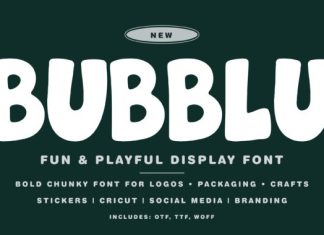 BUBBLU FONT preview image 1