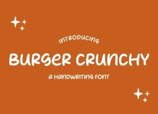 Burger Crunchy Font preview image 1